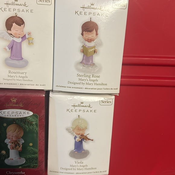 Hallmark ornaments, six different angels, bundle - Picture 4 of 5